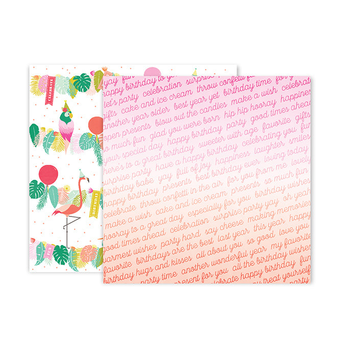 PAPELES DECORATIVOS CONFETTI WISHES PINK PAISLEE (Elige el diseño)