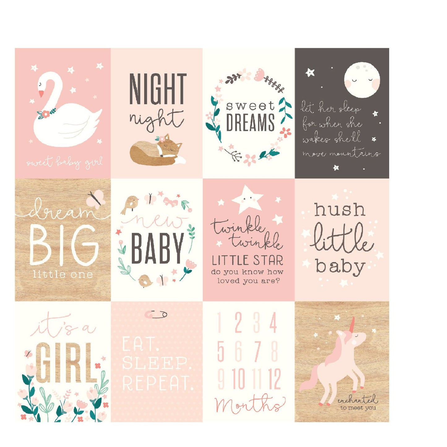 PAPELES BABY GIRL CRATE PAPER (Elige el diseño)