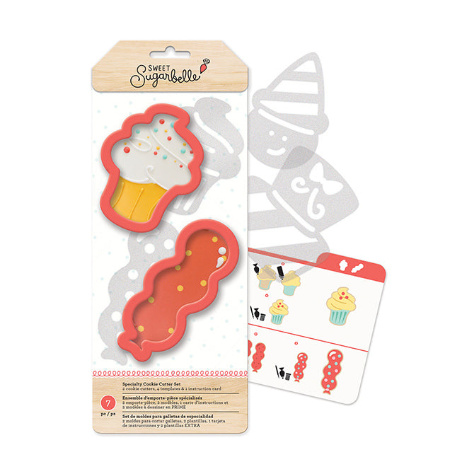SET DE CORTADORES PARA GALLETAS TEMATICOS SUGARBELLE (elige el diseño)