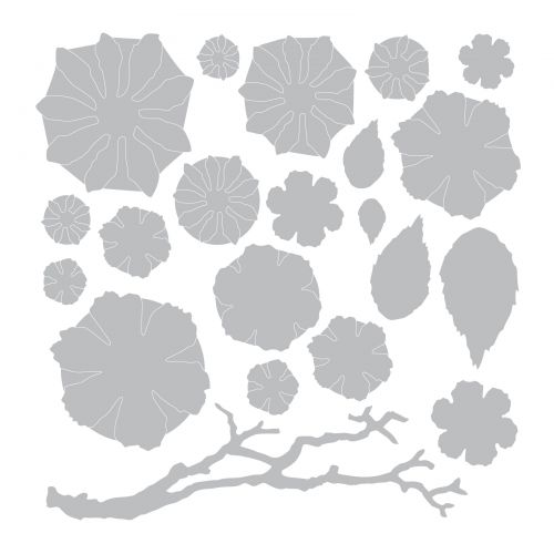 MATRIZ-TROQUEL THINILITS DE CORTE FLORES PEQUENAS SIZZIX