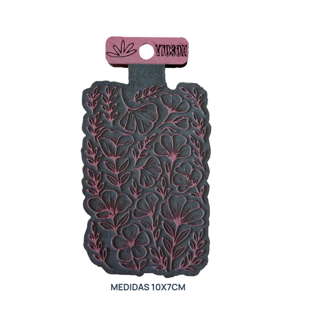 SELLO O TIMBRE FLORES EN PATTERN LAS LUPES