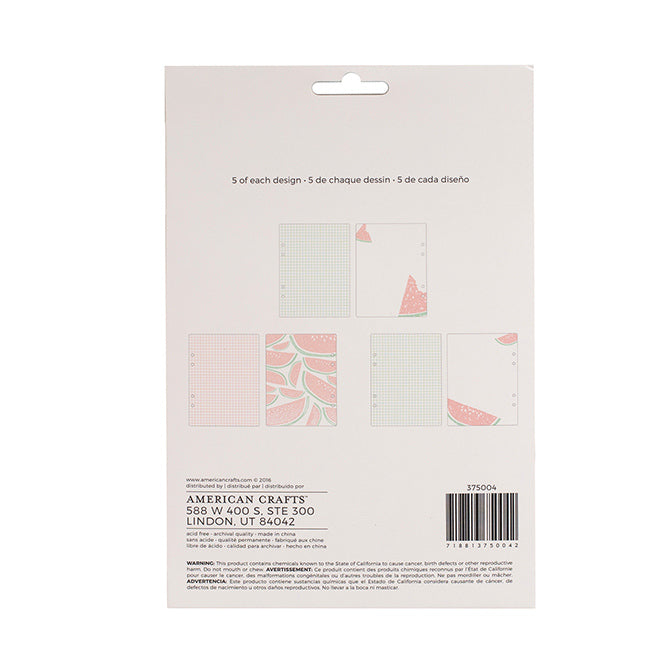 MEMORY PLANNER: HOJAS CON GRILLA AC