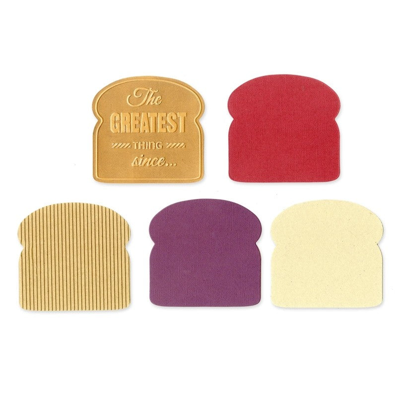 MATRIZ-TROQUEL BIGZ Y CARPETA DE EMBOSSING SLICED BREAD SIZZIX