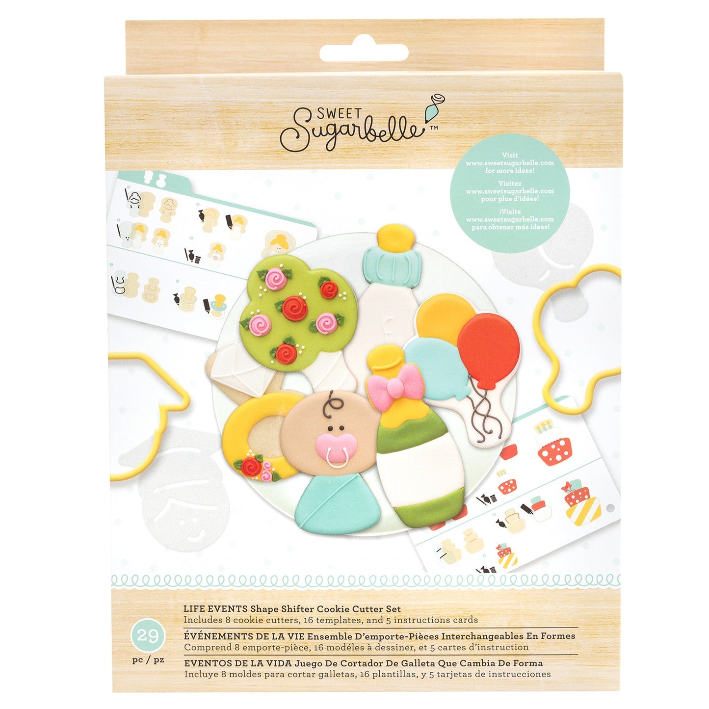 SET DE CORTADORES DE GALLETAS EVENTOS SUGARBELLE