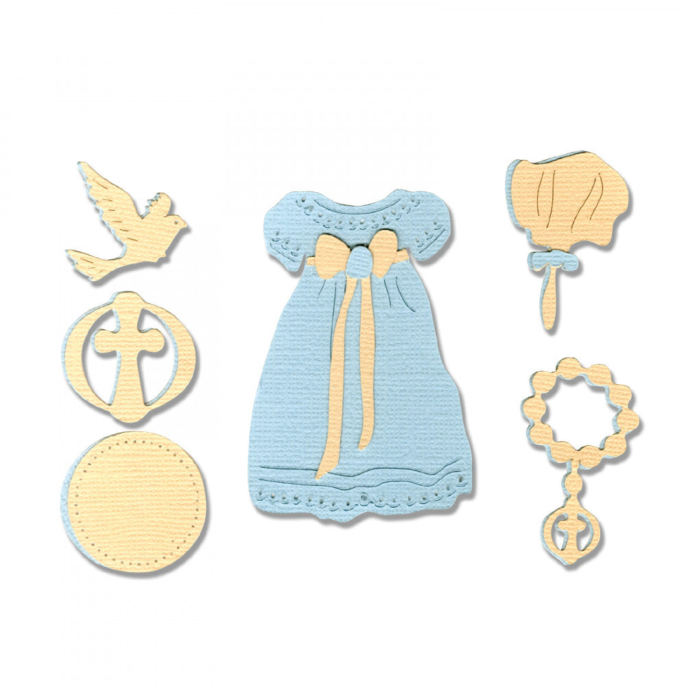 MATRIZ-TROQUEL CORTE THINLITS  SET DE BAUTISMO SIZZIX