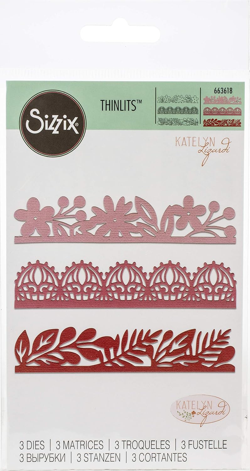 MATRIZ-TROQUEL THINILITS DE CORTE  LADOS DECORATIVOS SIZZIX