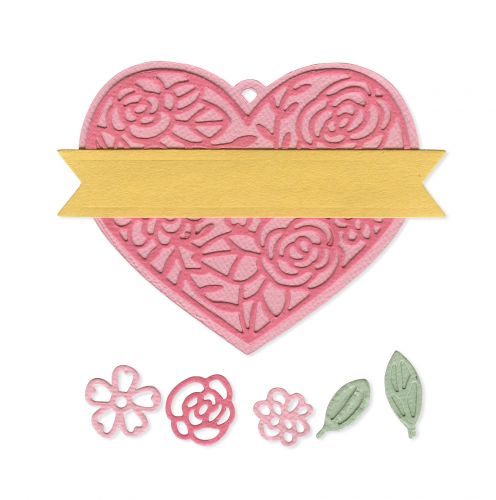 MATRIZ-TROQUEL TIPO THINLITS CORAZON SIZZIX