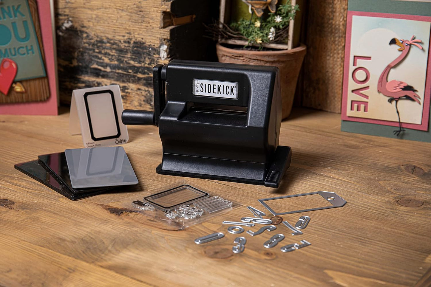 KIT SIDEKICK BLACK SIZZIX  (diseñada por Tim Holtz)