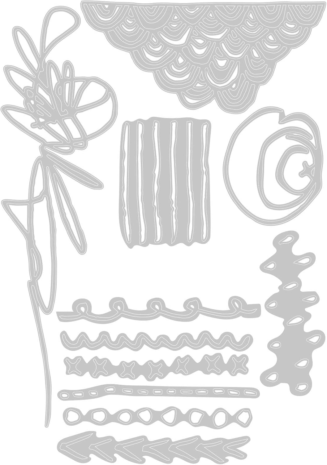 MATRIZ-TROQUEL THINLITS  SET ELEMENTOS SIZZIX