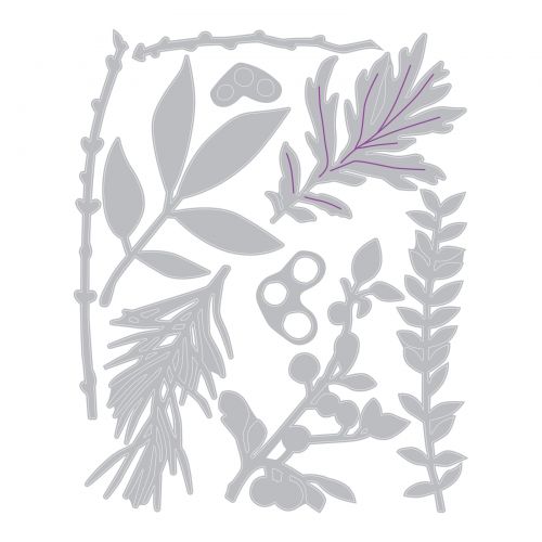 MATRIZ-TROQUEL THINILITS DE CORTE  HOJAS/RAMAS SIZZIX
