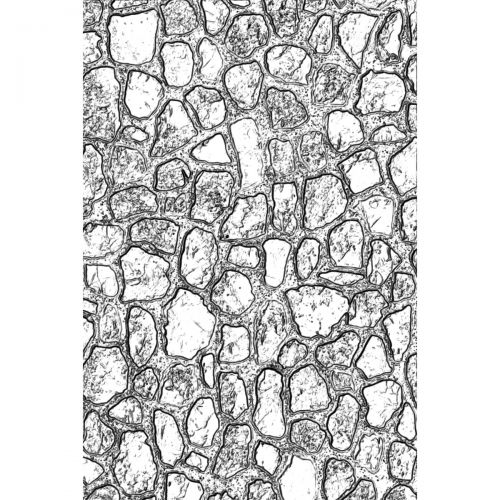EMBOSSING FOLDER EMPEDRADO SIZZIX (PLANTILLAS DE RELIEVE)