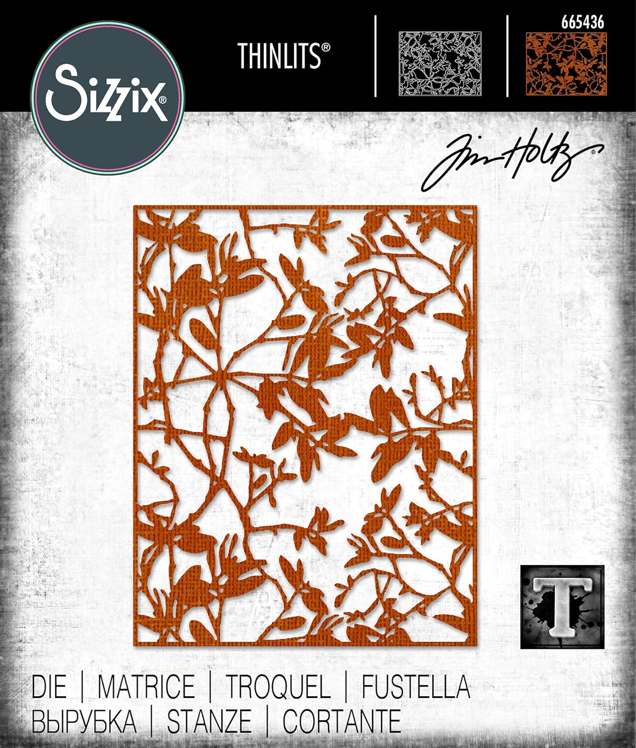 MATRIZ-TROQUEL HOJAS Y RAMAS SIZZIX