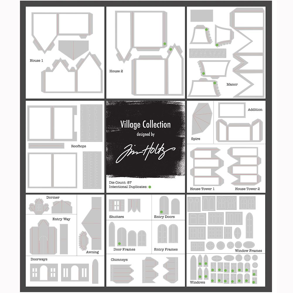 THINILITS VILLAGES COLLECTION SIZZIX