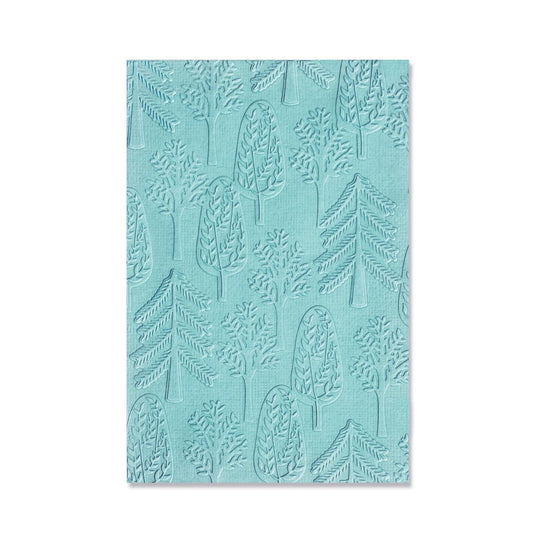 EMBOSSING FOLDER  3D BOSQUE SIZZIX (PLANTILLAS DE RELIEVE)