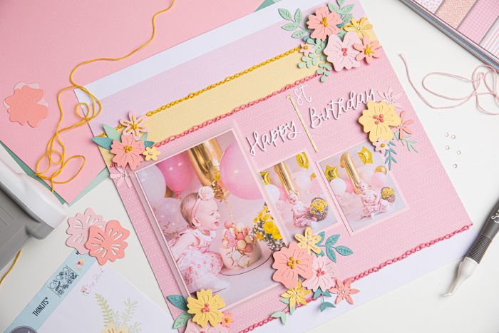 MATRIZ-TOQUEL CORTE ARREGLO FLORAL  SIZZIX