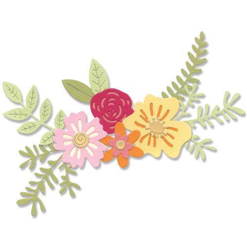 MATRIZ-TOQUEL CORTE ARREGLO FLORAL  SIZZIX