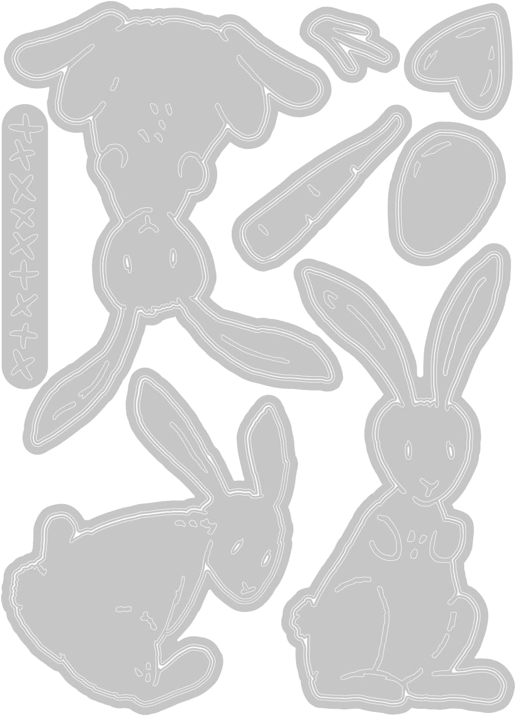 MATRIZ-TROQUEL CONEJO STITCH SIZZIX