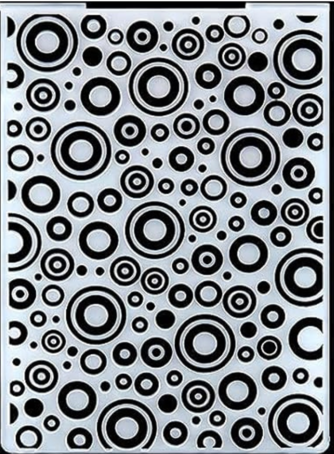EMBOSSING FOLDER  (PLANTILLAS DE RELIEVE) 10*15cm CRAFTYDIY