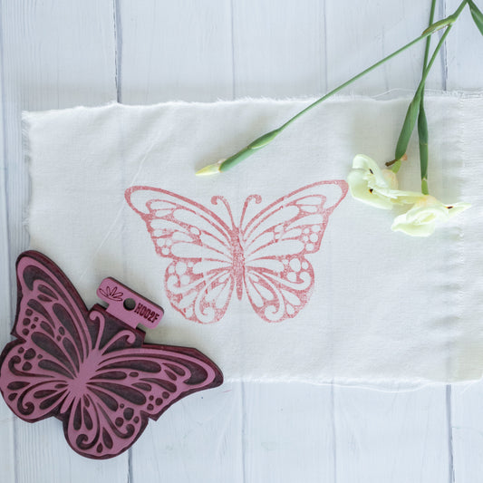 SELLO O TIMBRE MARIPOSAS   LAS LUPES