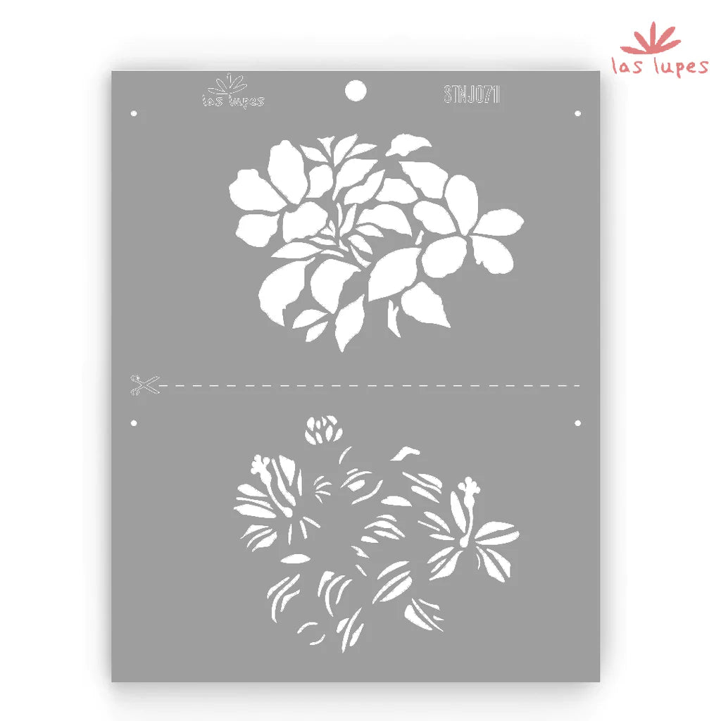 ESTENCIL 24*30cm DOBLE REGISTRO LAS LUPES