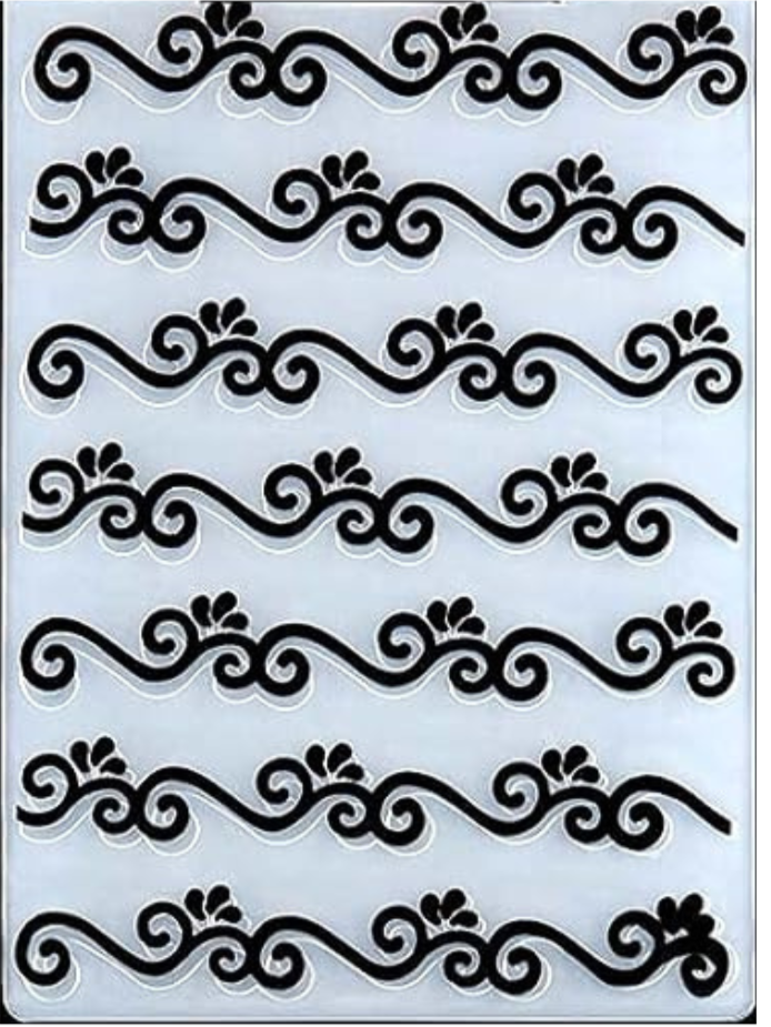 EMBOSSING FOLDER  (PLANTILLAS DE RELIEVE) 10*15cm CRAFTYDIY