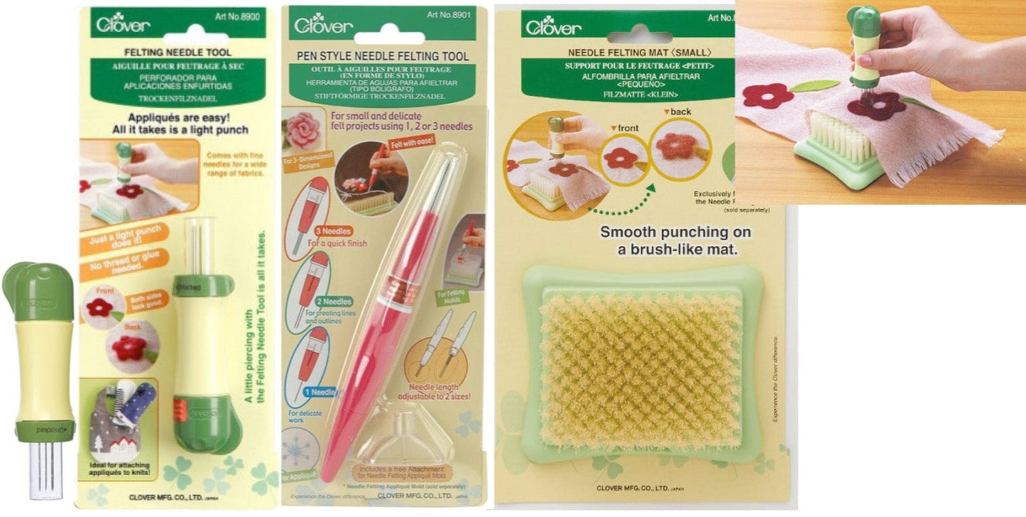 CLOVER KIT SET DE FIELTRO CLOVER-CRAFTY