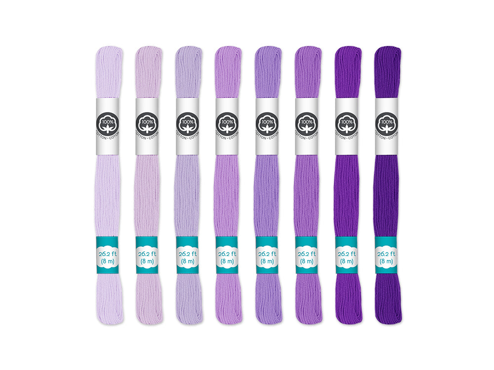 SET DE HILOS  PARA BORDAR FLOSS FOREVER IN TIME
