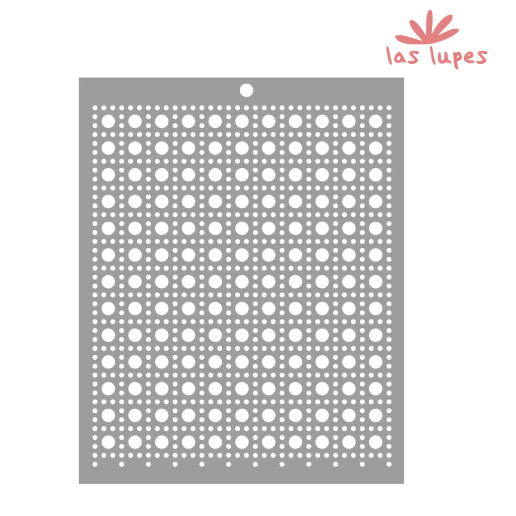 ESTENCIL TIPO PATTERN DKP  24*30cm LAS LUPES