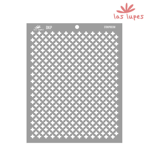 ESTENCIL TIPO PATTERN DKP  24*30cm LAS LUPES
