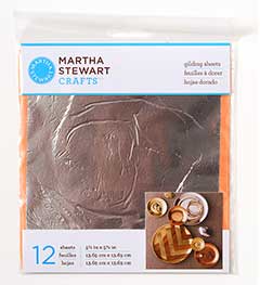 HOJAS PAN DE PLATA MARTHA STEWART